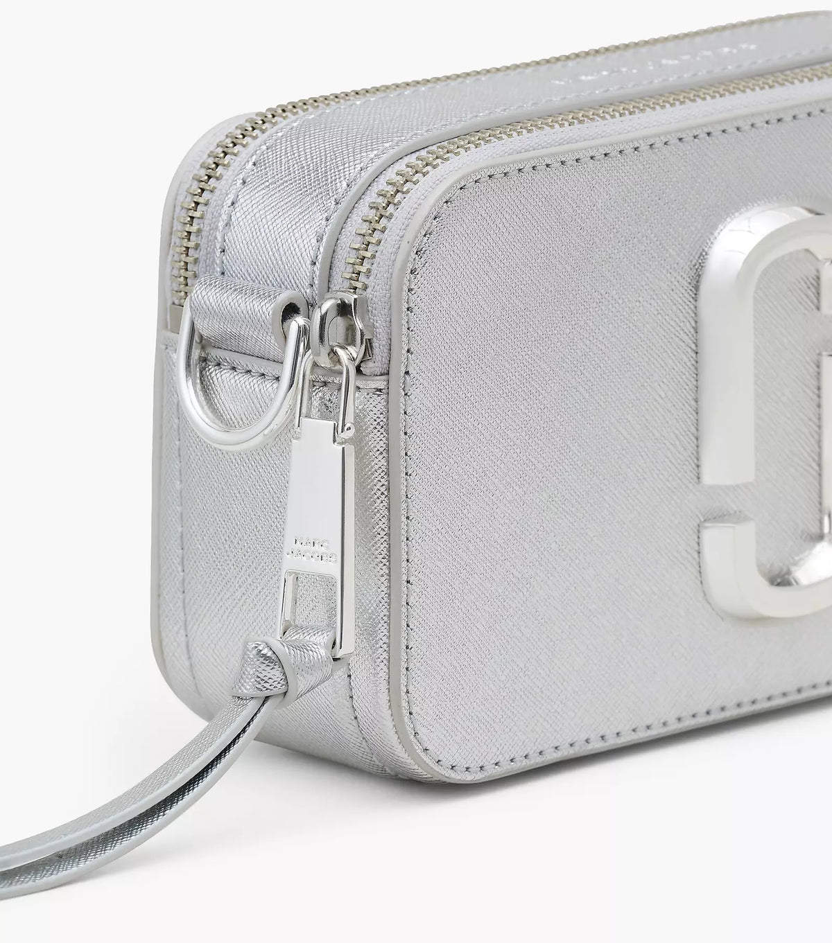 Marc Jacobs Snapshot Metallic Silver Kadın Deri Çanta  - HEMEN TESLİMDE