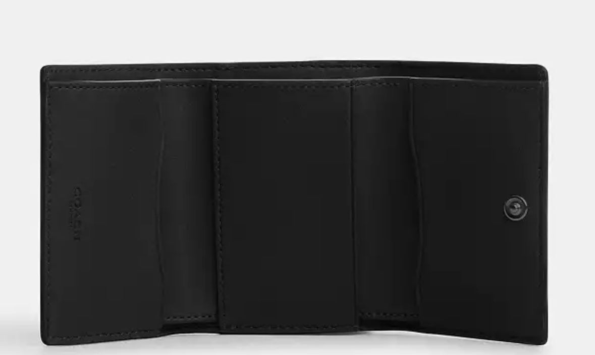 Coach Micro Wallet - Black Copper/Black