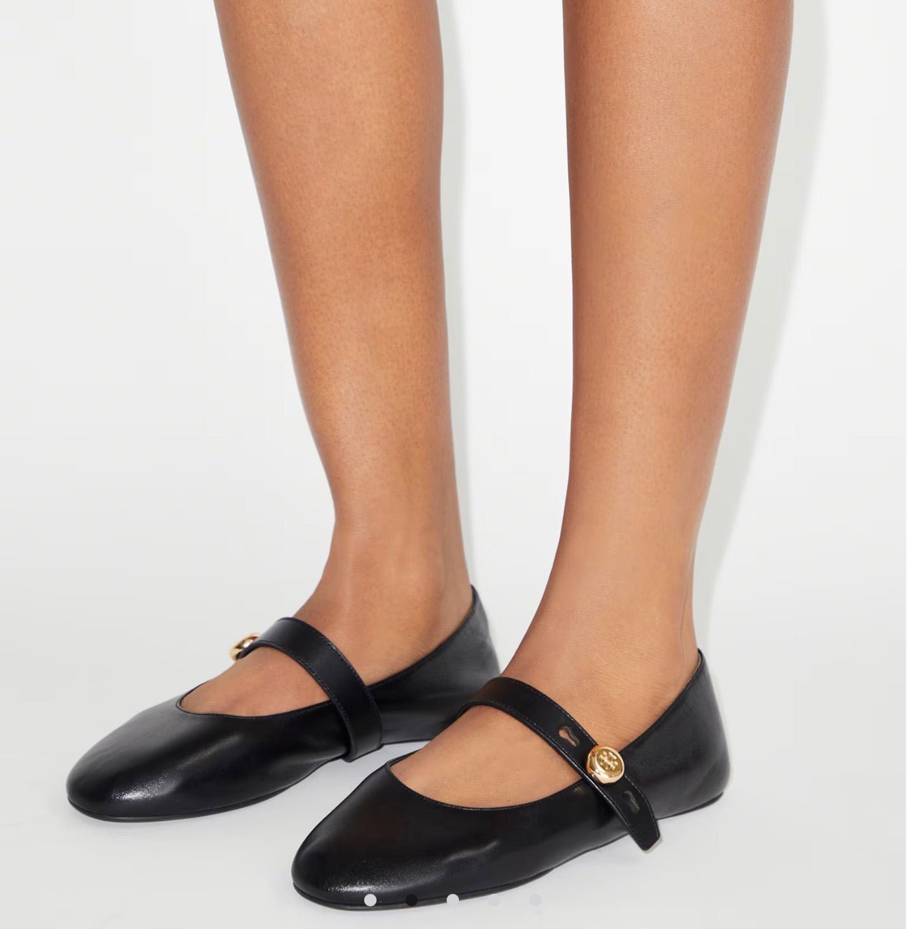 TORY BURCH ROMY MARY JANE   -  Black