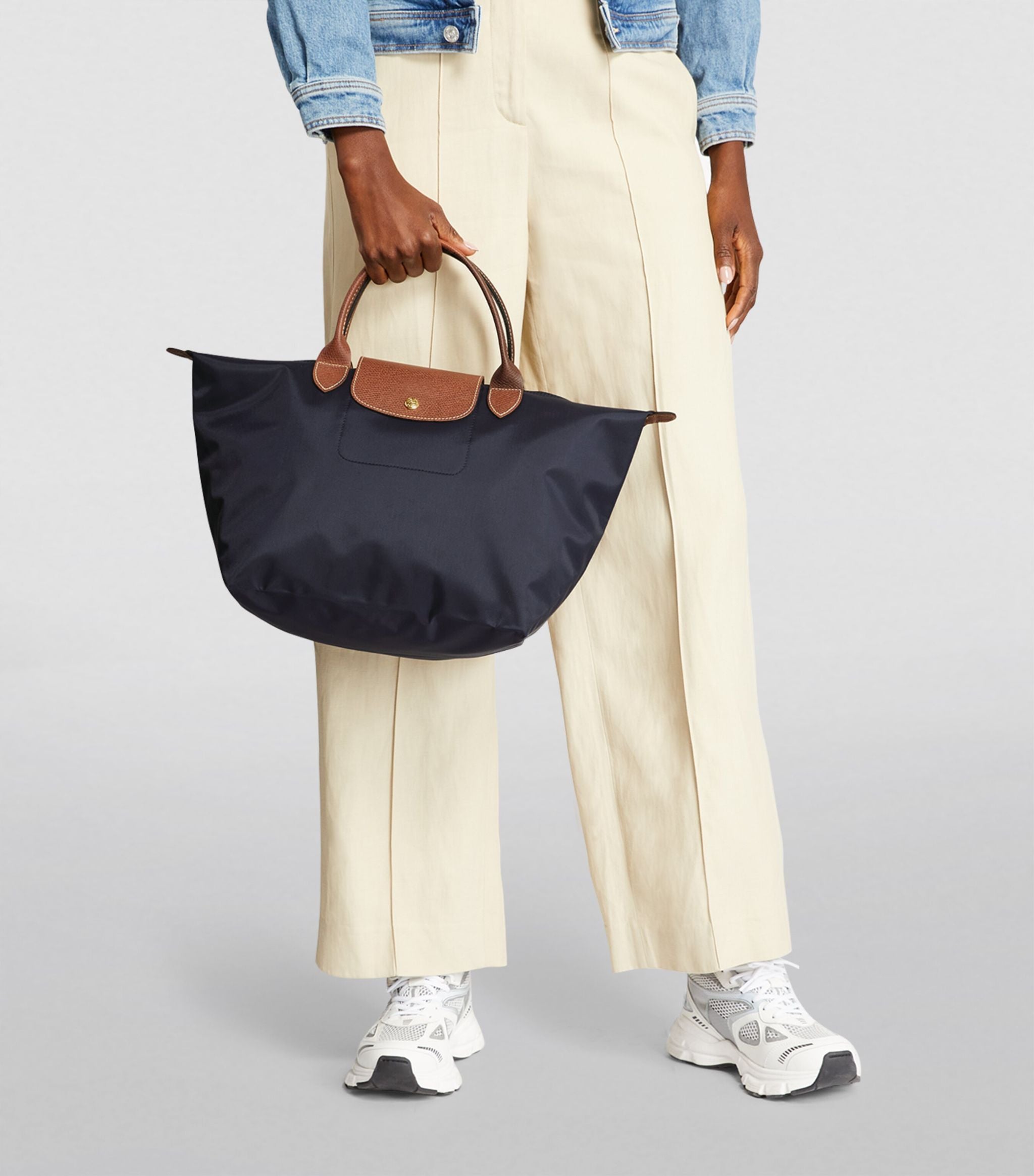 Longchamp Le Pliage Original M Handbag Navy