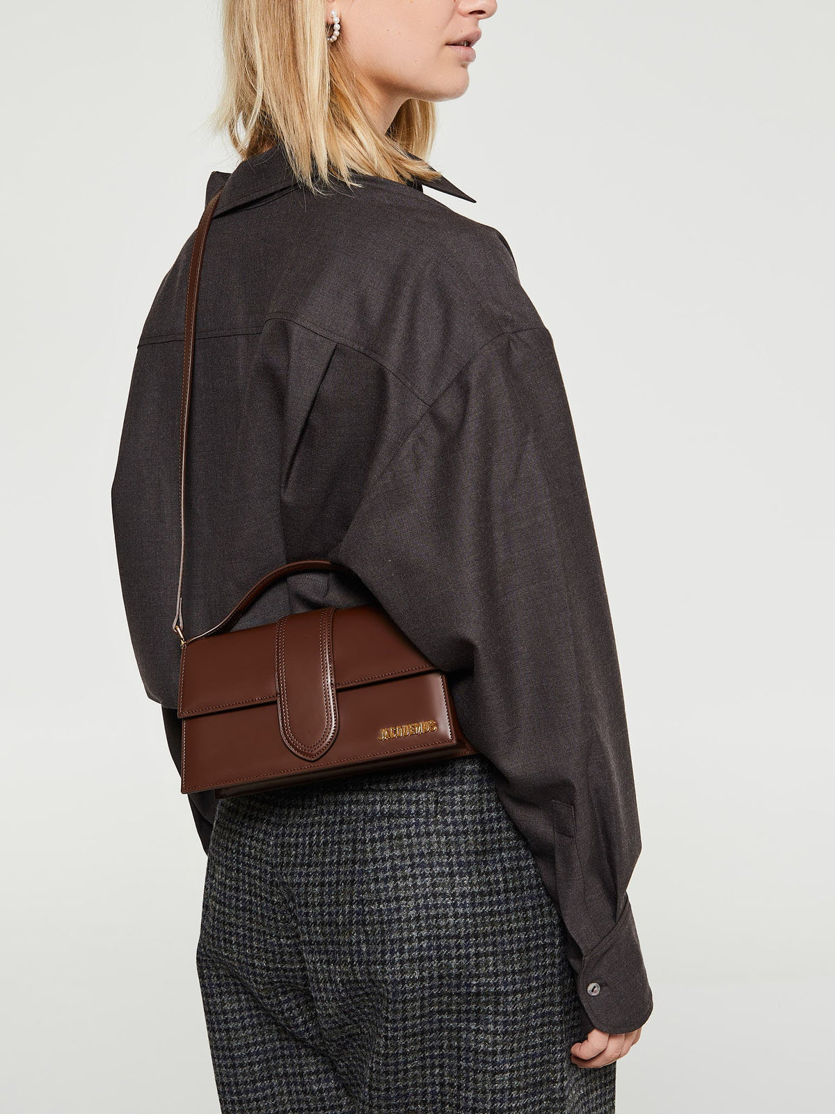 Jacquemus The Large Bambino Bag - Brown