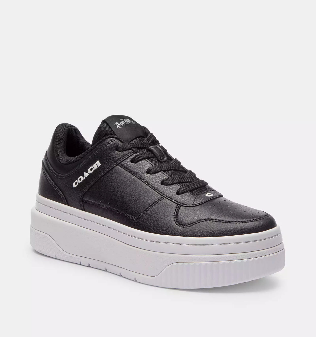 Coach Women's Platform Sneaker - Black