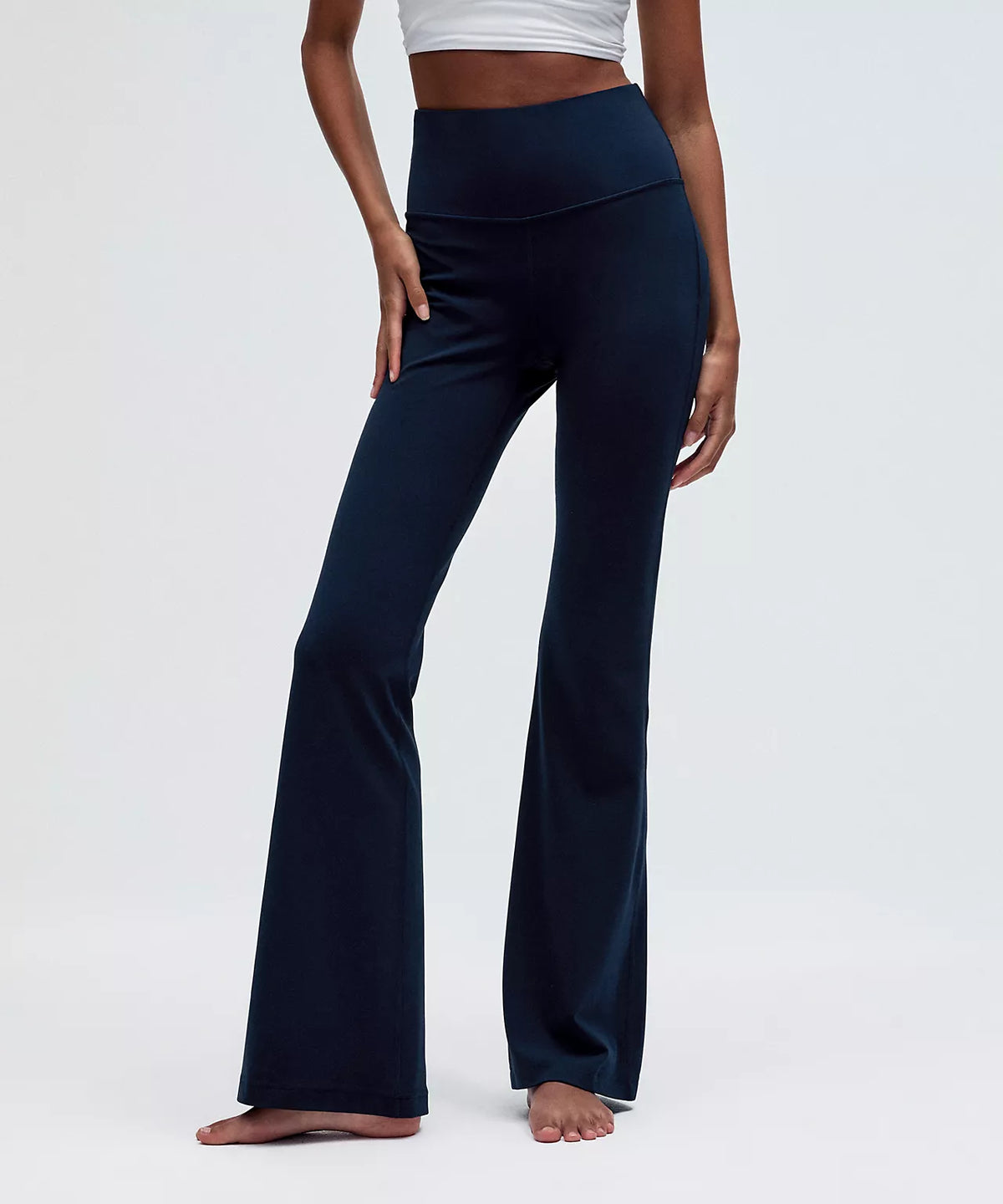Lululemon Groove Nulu Super-High-Rise Flared Pant Regular   -  True Navy