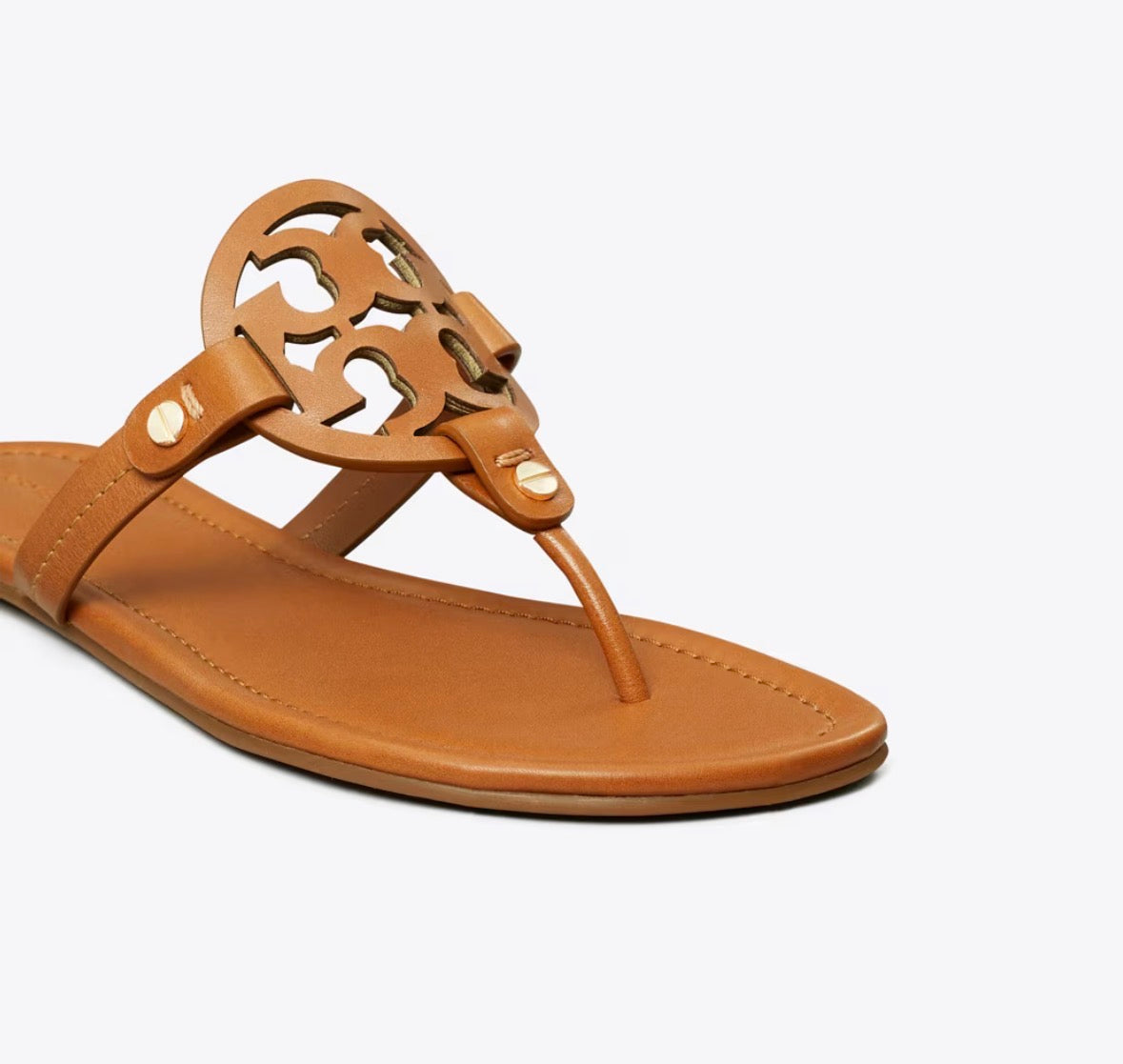 TORY BURCH MILLER SANDAL  - vintage vachetta