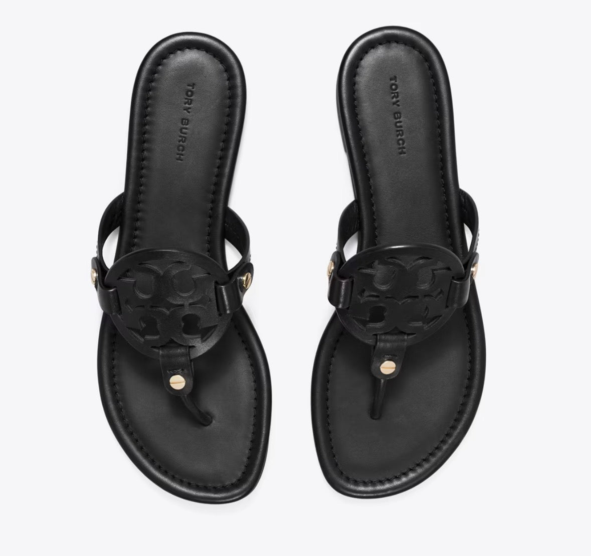 TORY BURCH MILLER SANDAL  - perfect black
