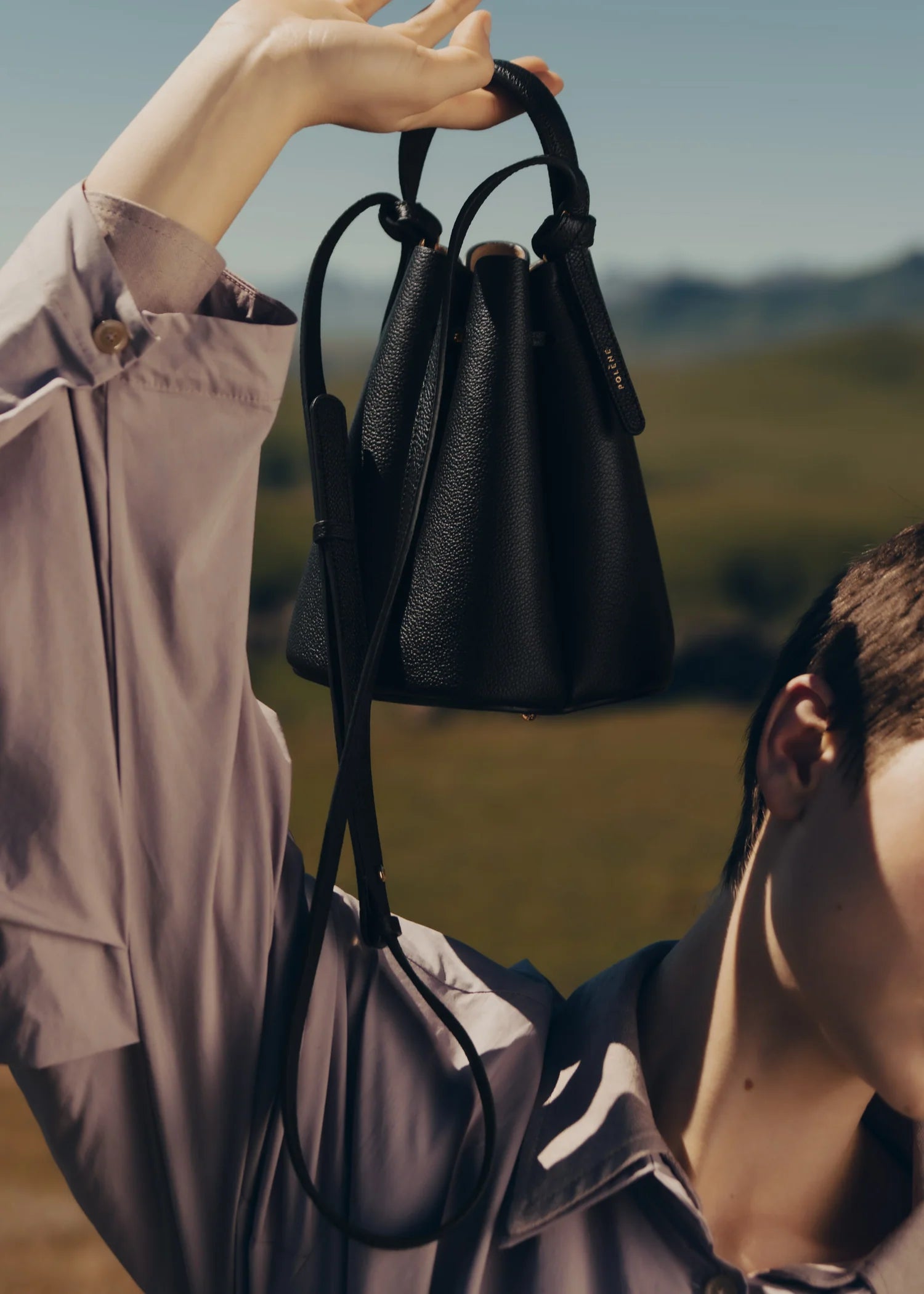 Polène Numéro Huit Mini Bag - Black