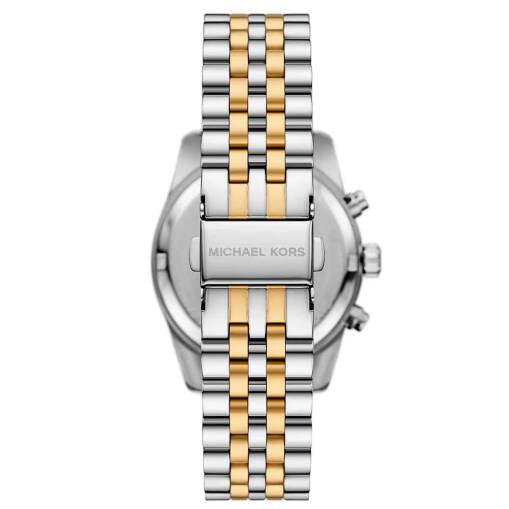 Michael Kors  Women's Lexington Green Dial Two-Tone Chronograph Watch MK4984