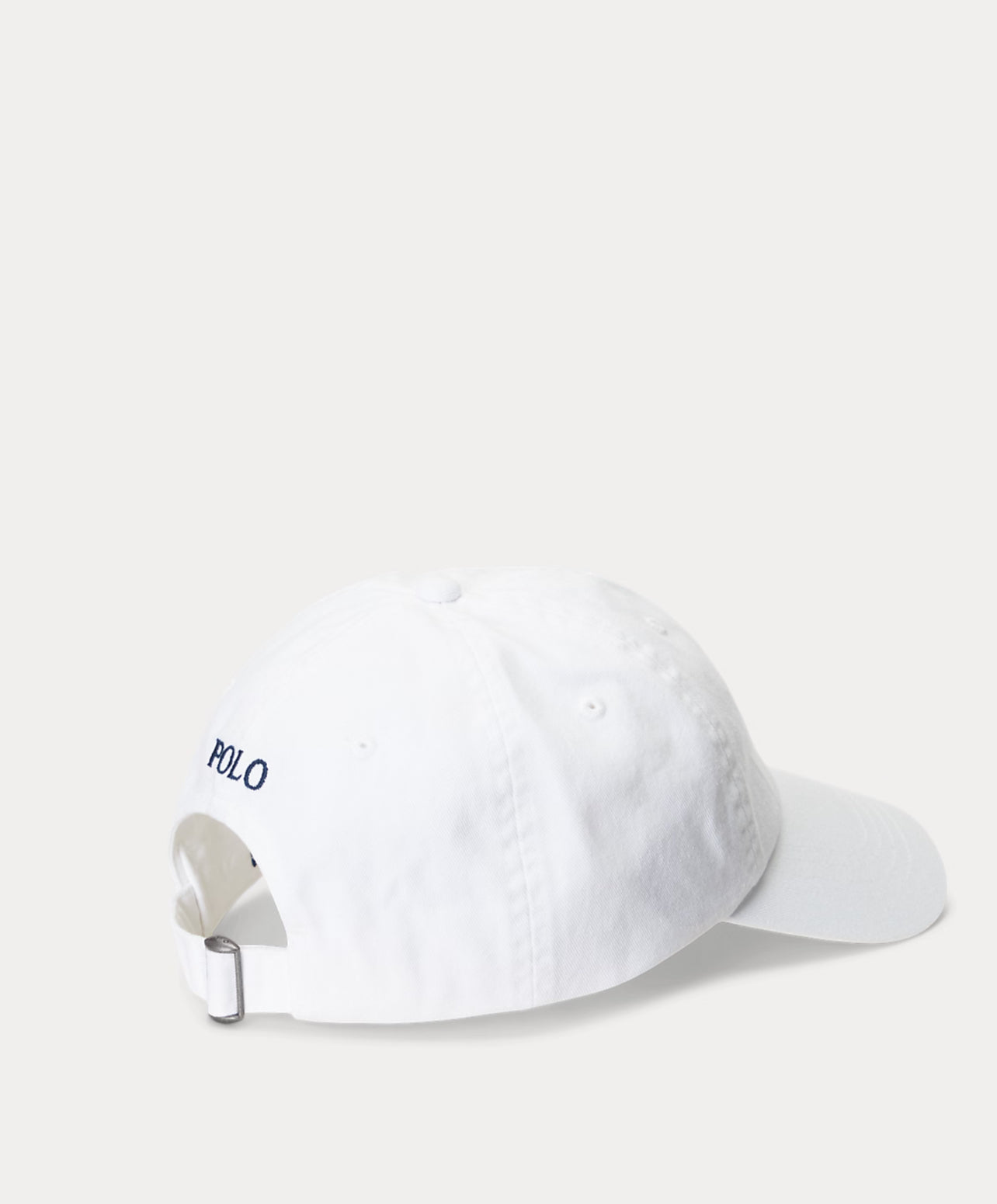 Ralph Lauren The Iconic Cotton Chino Ball Cap White/ Navy