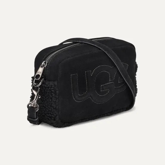 Ugg Janey II Sheepskin Siyah Kadın Bel ve Omuz Çantası