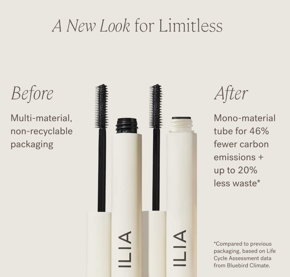 ILIA Limitless Lash Mascara  -  Soft Black