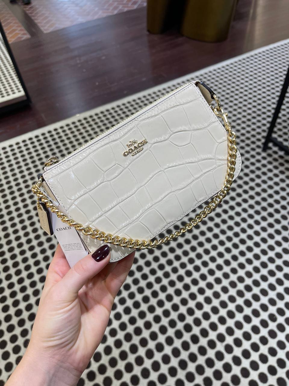 Coach Nolita 19 Crocodile Ivory - HEMEN TESLİMDE