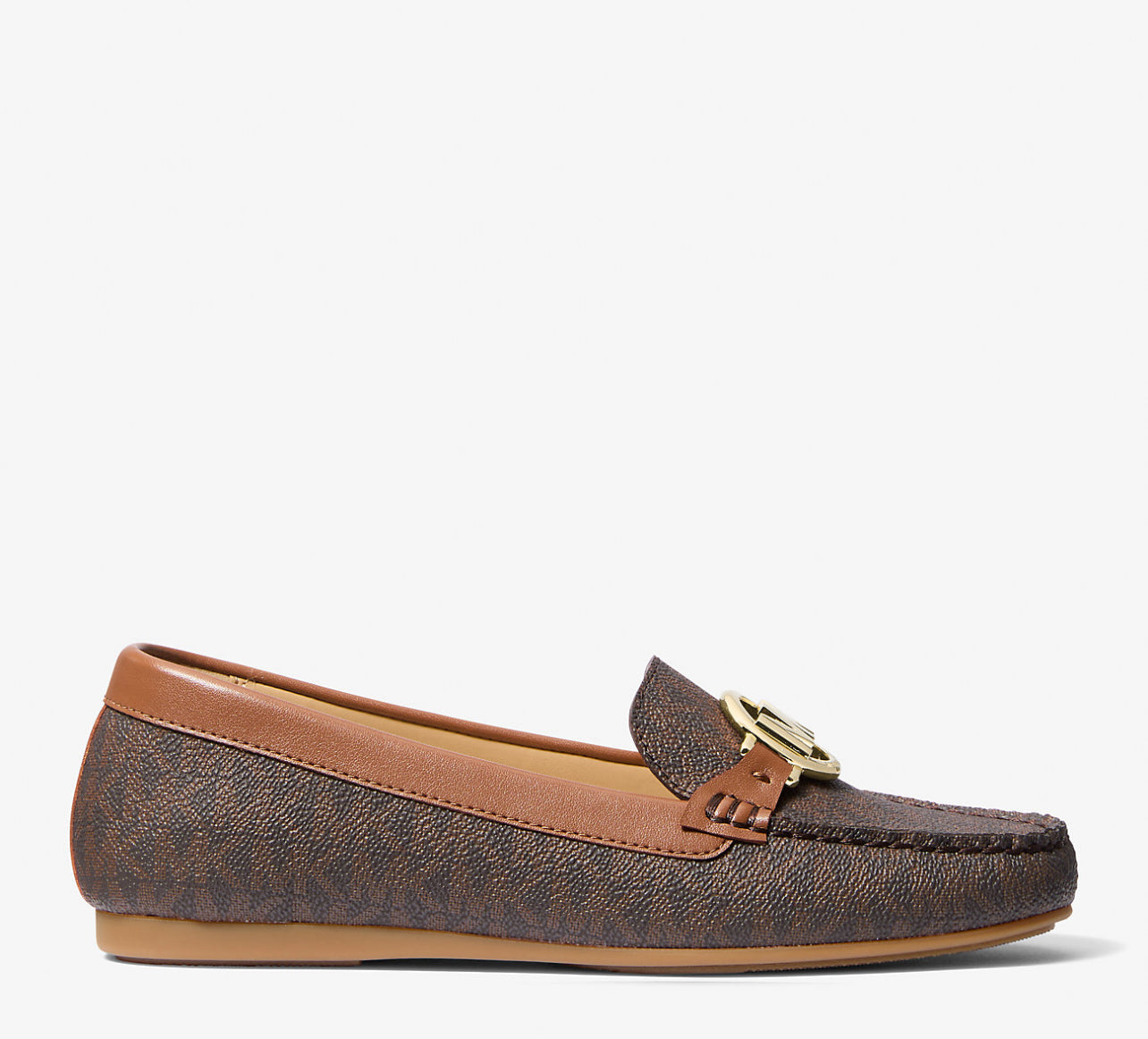Michael Kors Fulton Signature Logo Moccasin- Brown