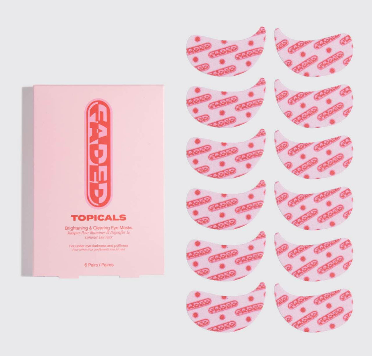 Topicals Faded Under Eye Brightening & Clearing Eye Masks