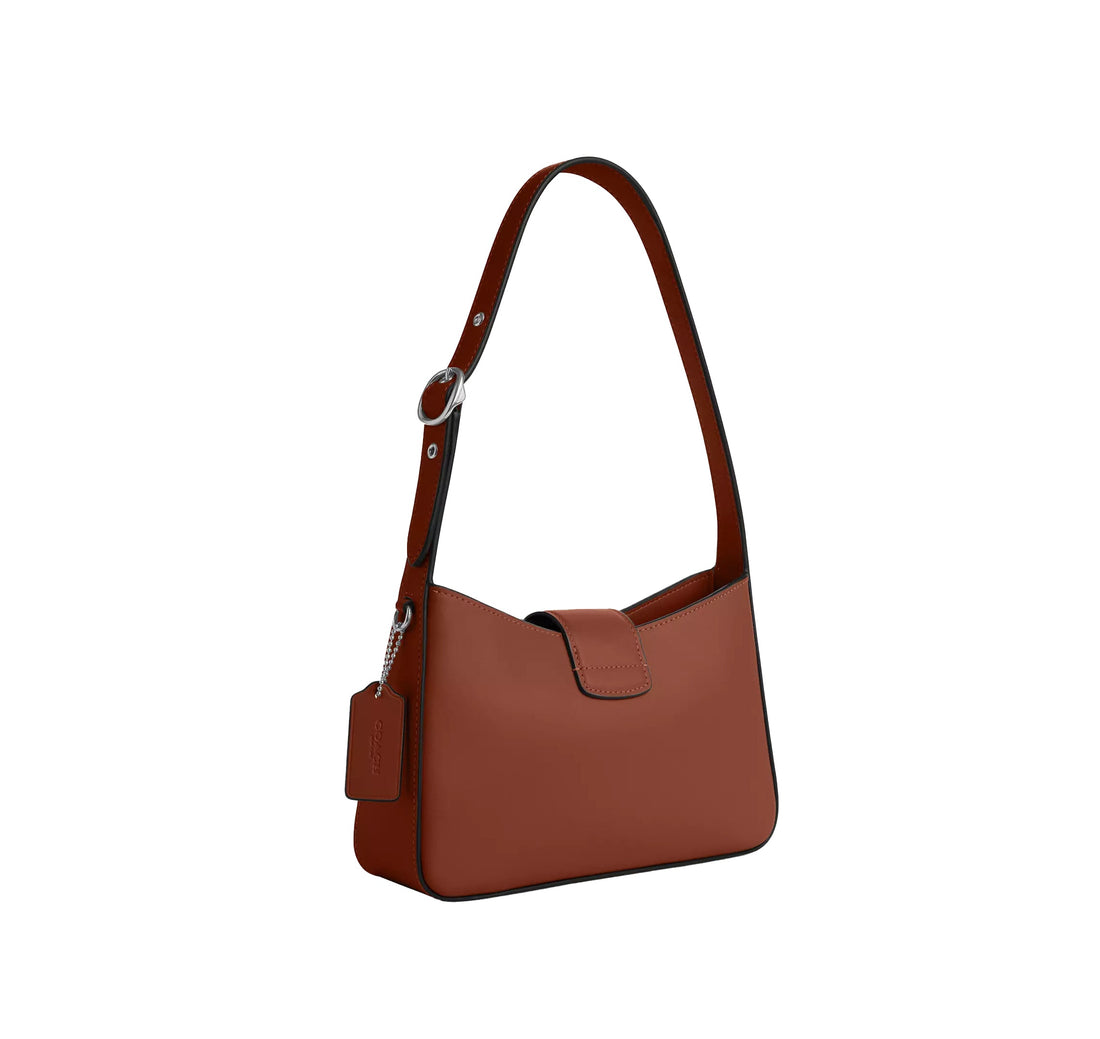 Coach Eliza Shoulder Bag With Leather Covered Closure Bag