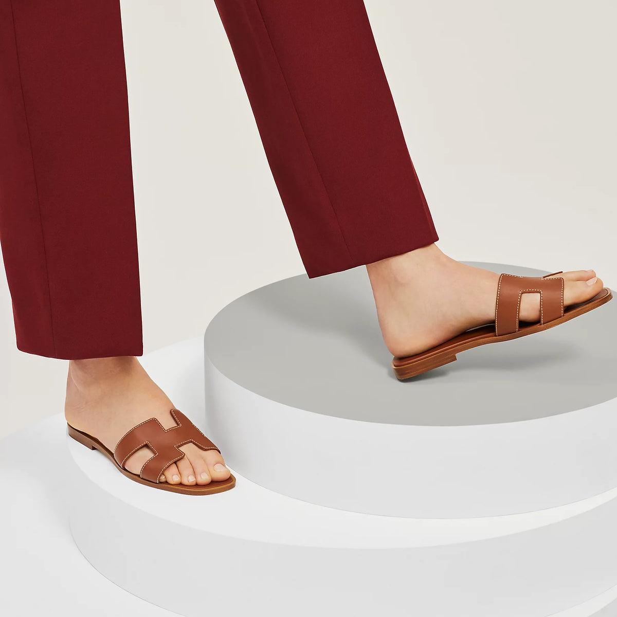 Hermès Oran Kadın Deri Sandalet