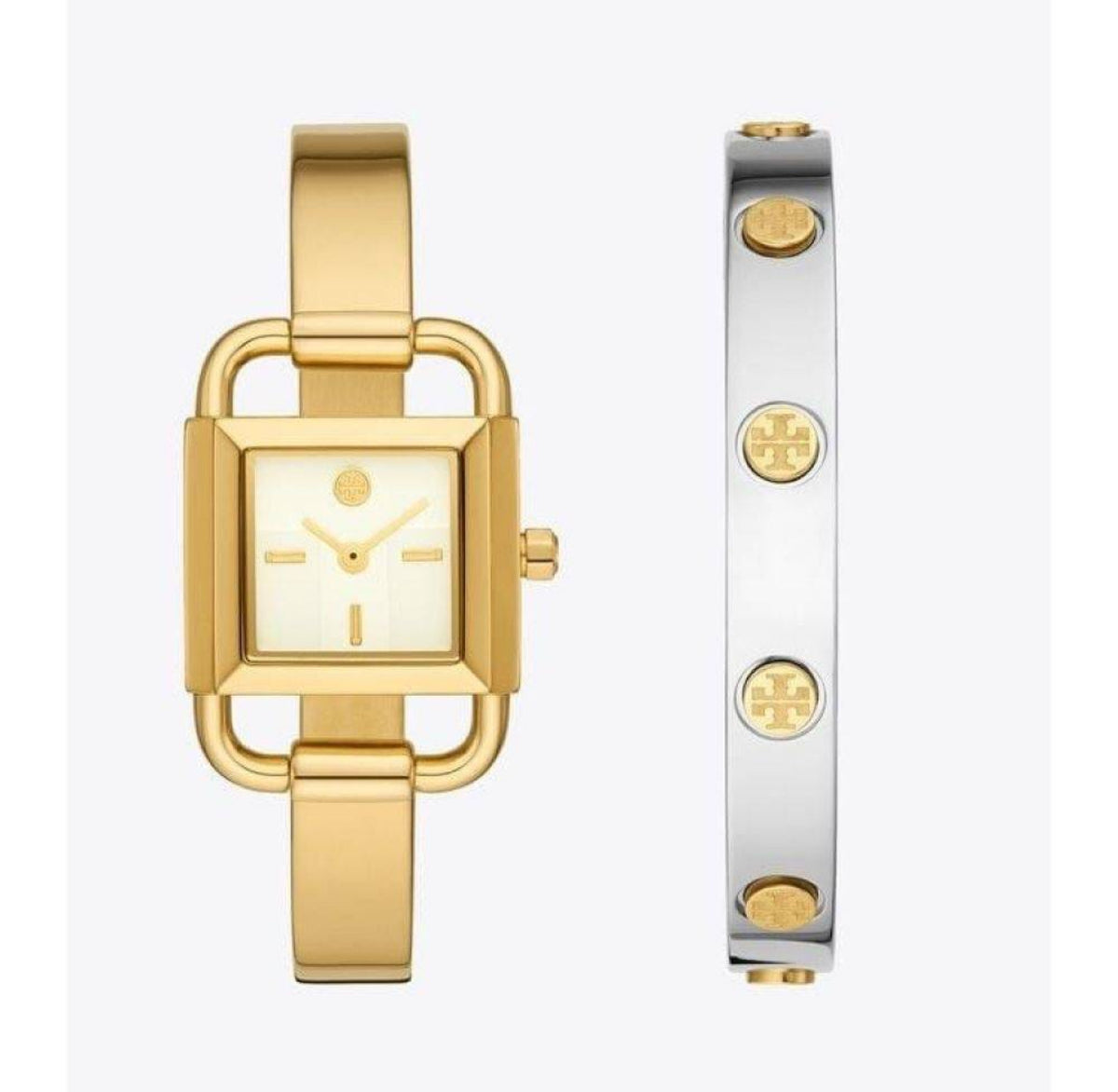 Tory Burch TBW7257 Phipps Watch Gift Set Two-Tone Stainless Steel - HEMEN TESLİMDE