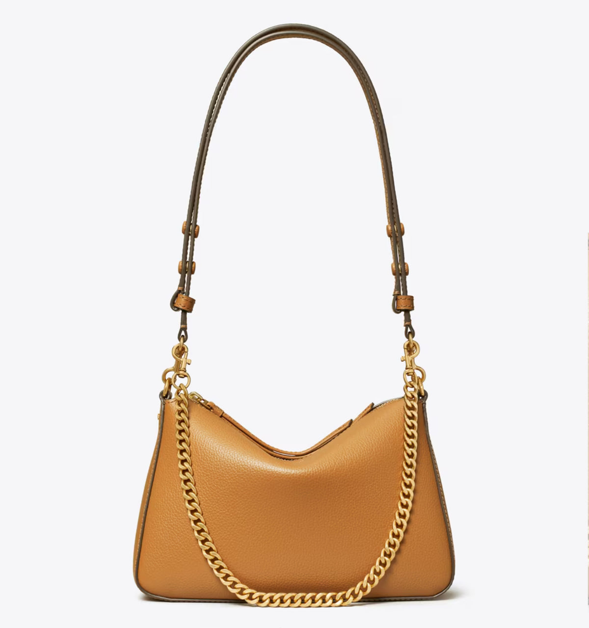 TORY BURCH SMALL PERRY SHOULDER BAG - AUTUMN BROWN- SEZON