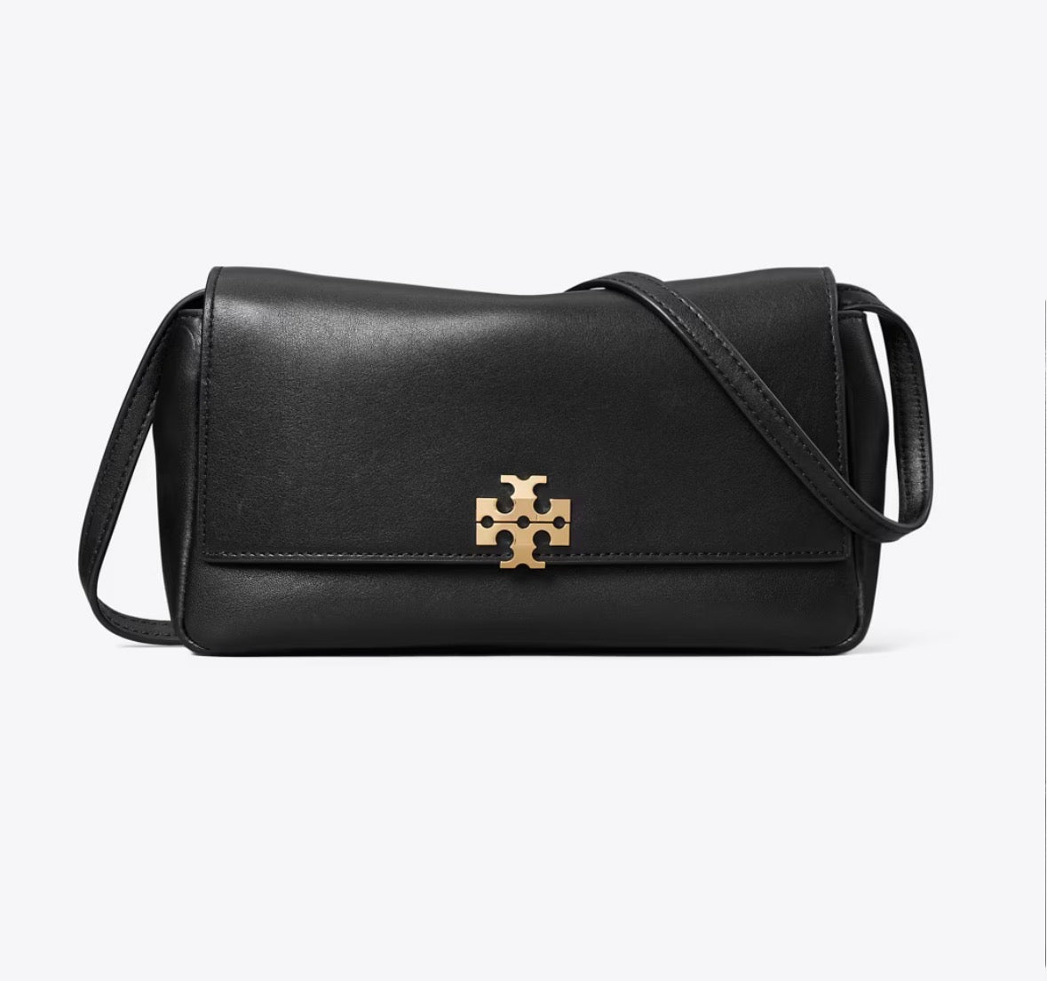 TORY BURCH CHARLIE WALLET CROSSBODY - black