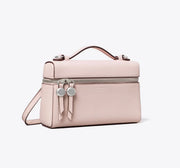 TORY BURCH SLIM ROMY TOP HANDLE BAG  - rose