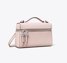 TORY BURCH SLIM ROMY TOP HANDLE BAG  - rose