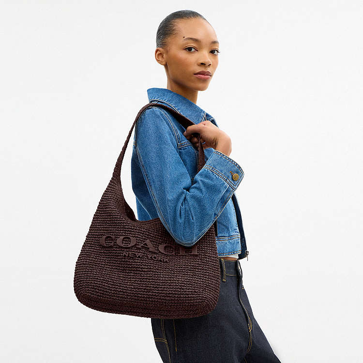 Coach Brooklyn Shoulder Bag 34 - straw/Brass/Maple