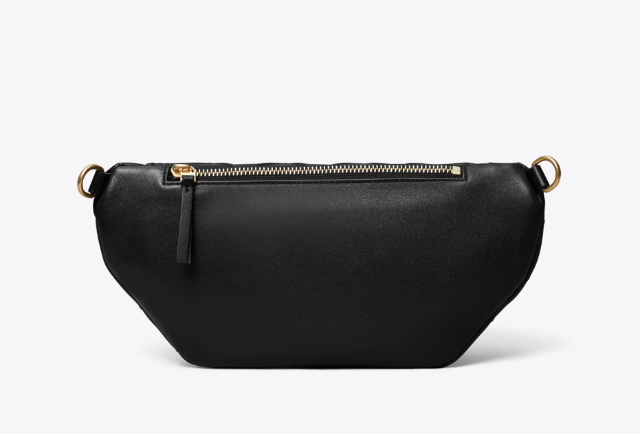 TORY BURCH FLEMING SOFT CONVERTIBLE BELT BAG  -  BLACK