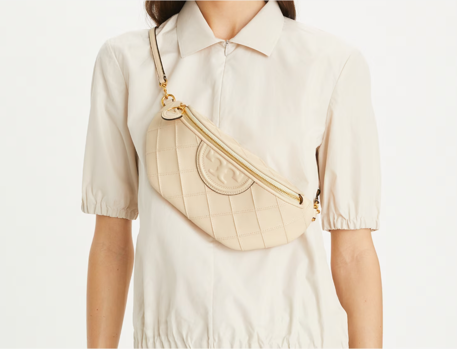 TORY BURCH FLEMING SOFT CONVERTIBLE BELT BAG - NEW CREAM