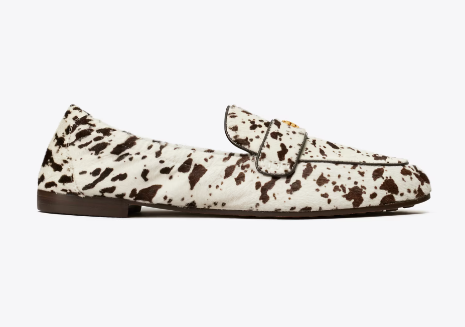 TORY BURCH BALLET LOAFER -  Cow Print / Coco