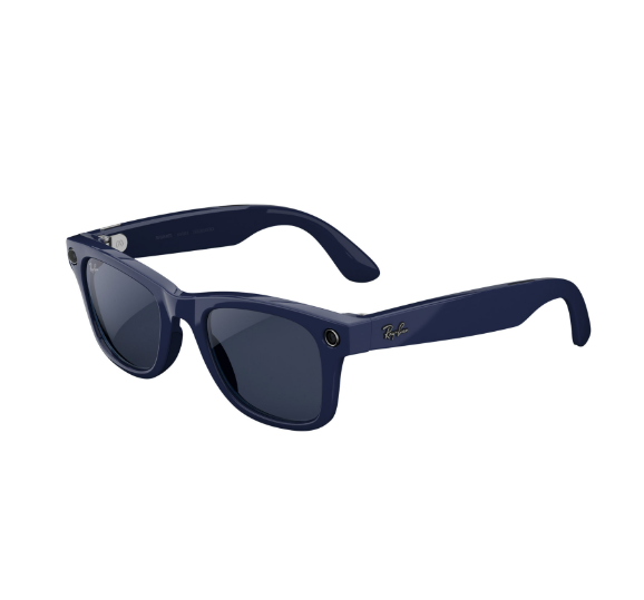 Ray-Ban | Meta Wayfarer (Gen 2) Glasses with AI, Photo, Video, Audio & Messaging - Blue/Transitions Sapphire