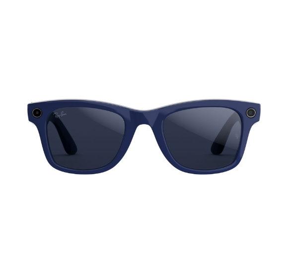 Ray-Ban | Meta Wayfarer (Gen 2) Glasses with AI, Photo, Video, Audio & Messaging - Blue/Transitions Sapphire