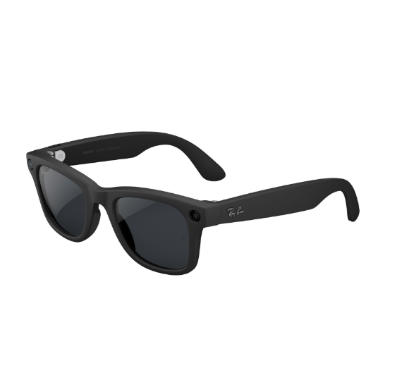 Ray-Ban | Meta Wayfarer (Gen 2) Glasses with AI, Photo, Video, Audio & Messaging - Matte Black/Transitions Grey