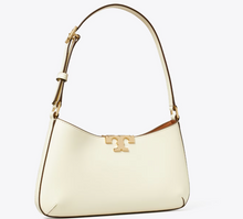 TORY BURCH ELEANOR SLIM SHOULDER BAG - Warm White