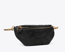 TORY BURCH FLEMING SOFT CONVERTIBLE BELT BAG  -  BLACK
