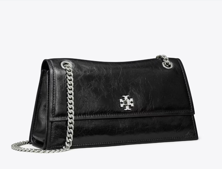 TORY BURCH KIRA TURNLOCK SHOULDER BAG- Black