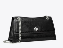 TORY BURCH KIRA TURNLOCK SHOULDER BAG- Black