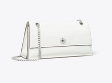 TORY BURCH KIRA TURNLOCK SHOULDER BAG-Bianco