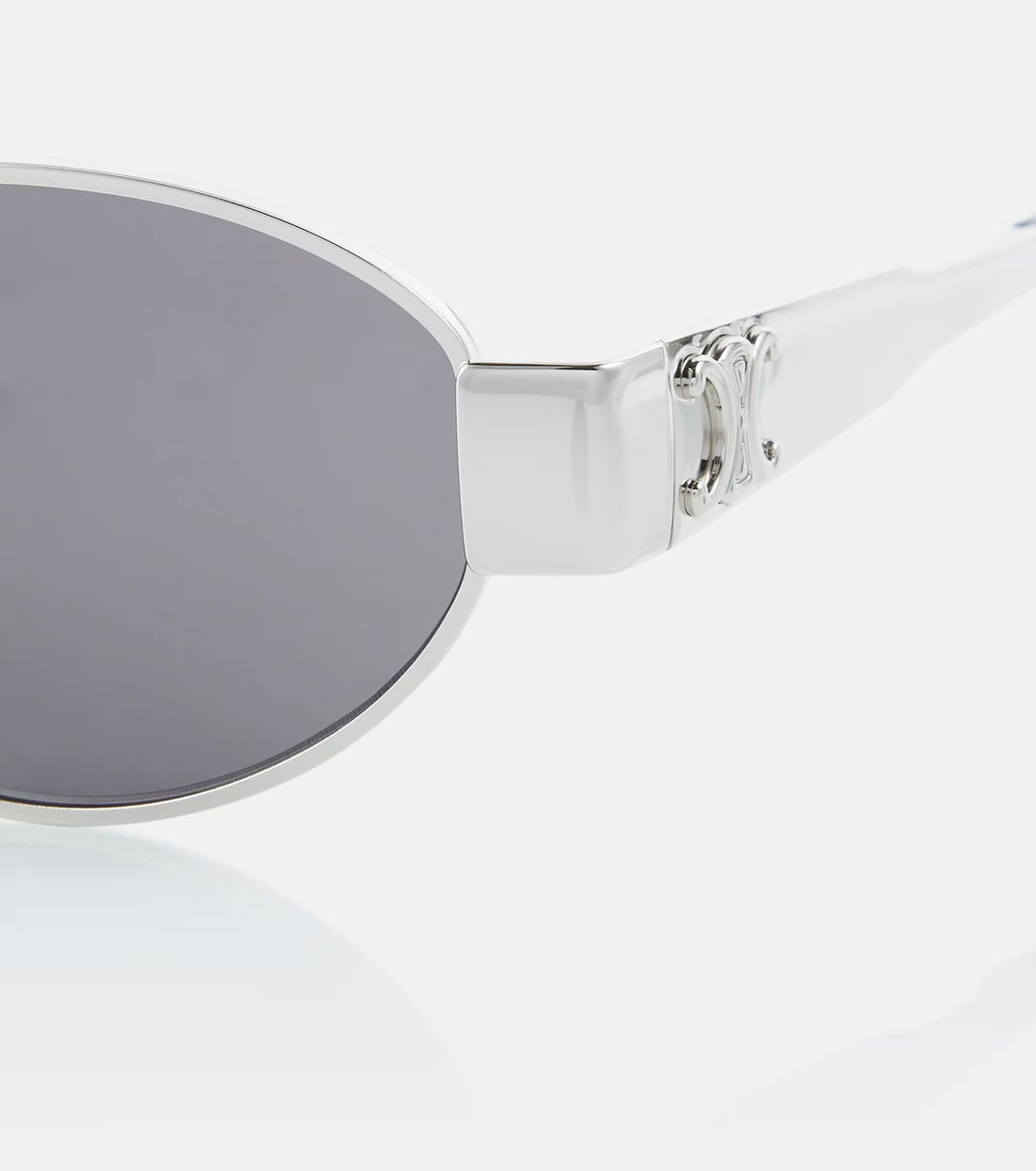 Celine Triomphe oval metal sunglasses