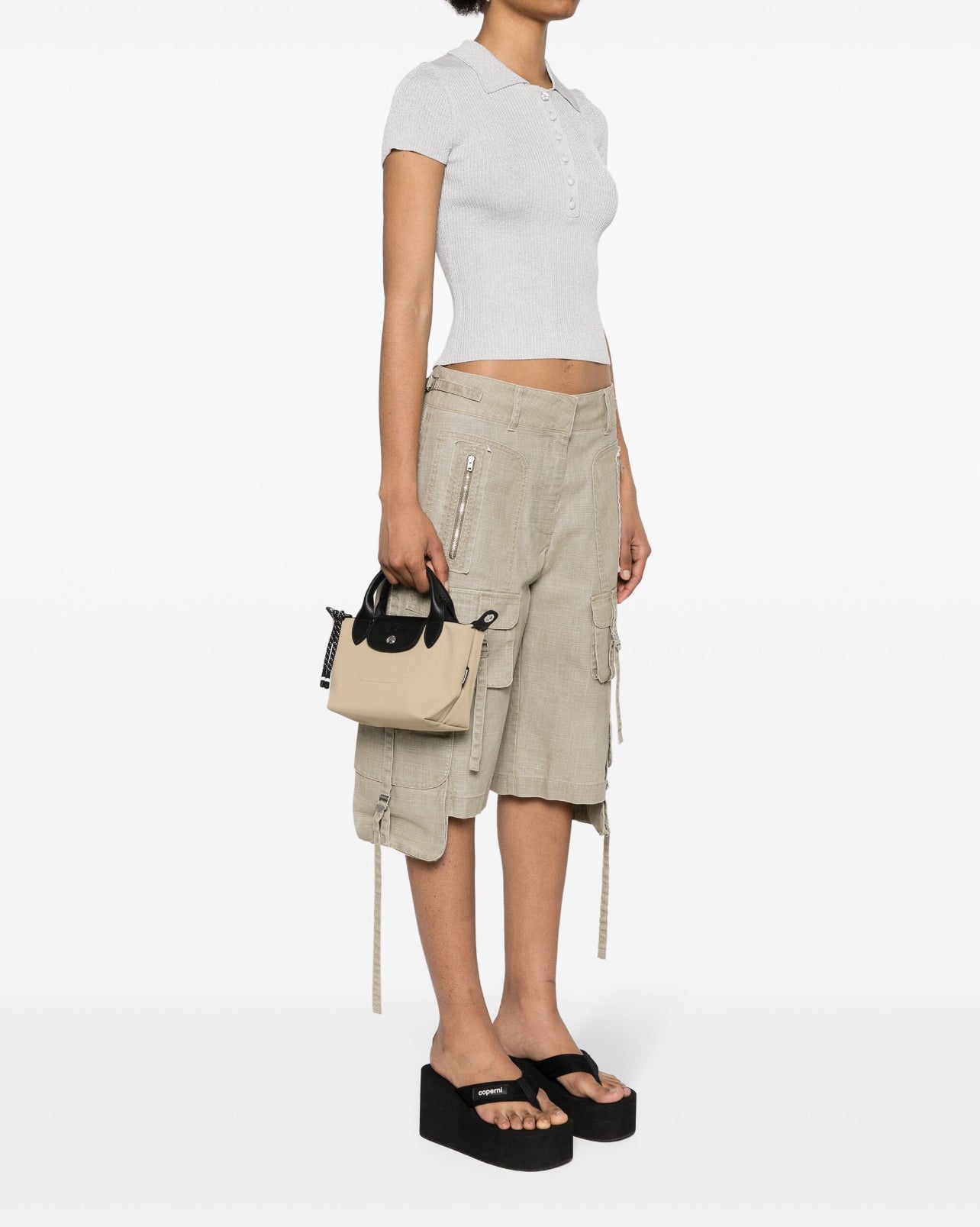 Longchamp Le Pliage Energy XS Handbag Clay