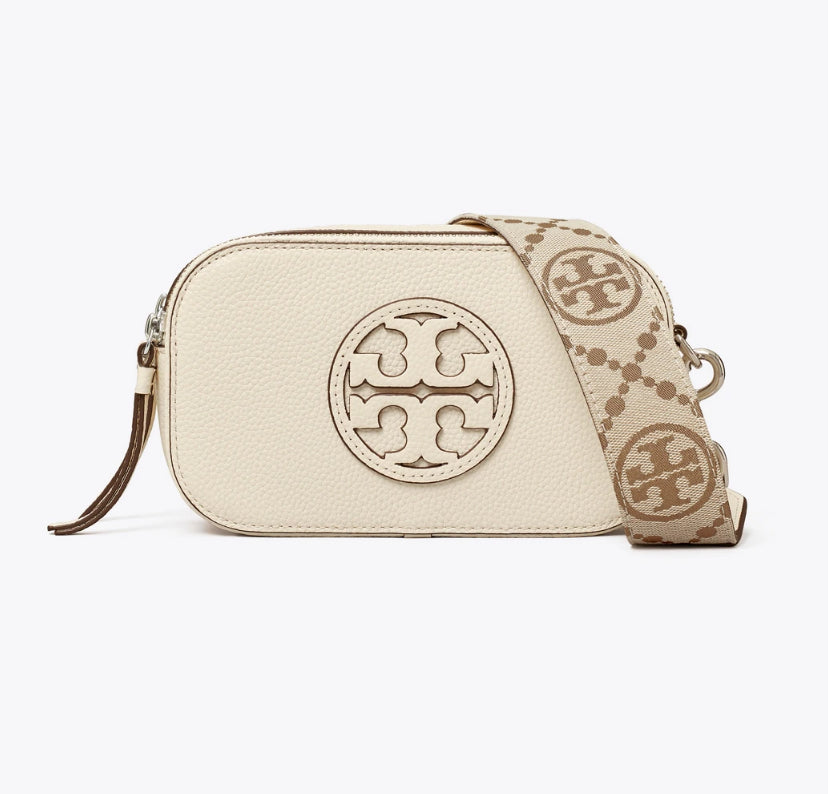 TORY BURCH MINI MILLER CROSSBODY BAG - NEW IVORY