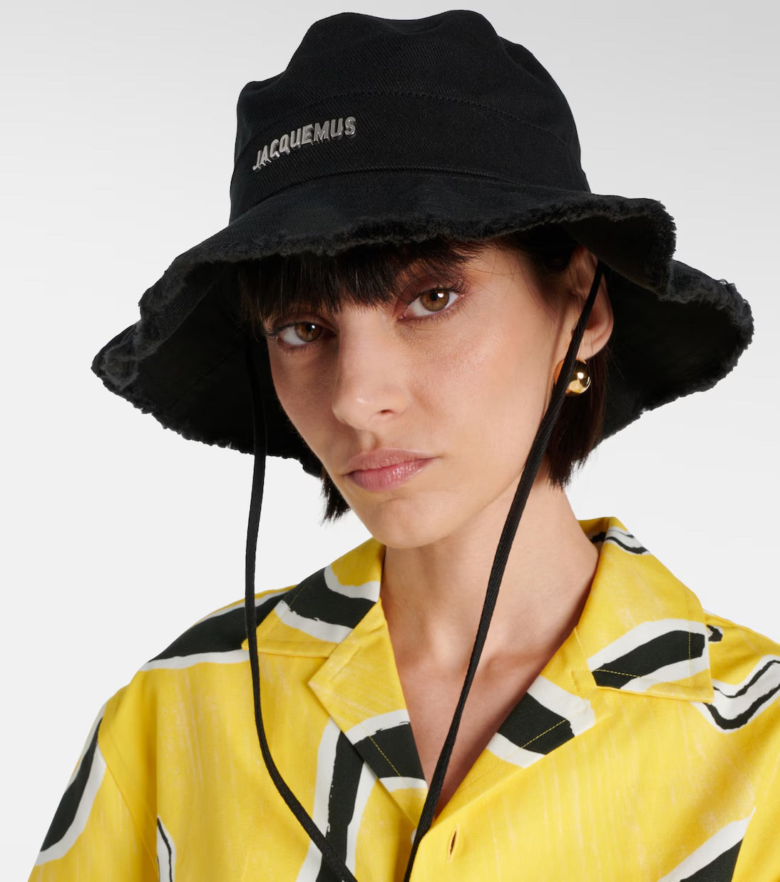 JACQUEMUS  Classiques 'The Artichaut' Bucket Hat  -  Black