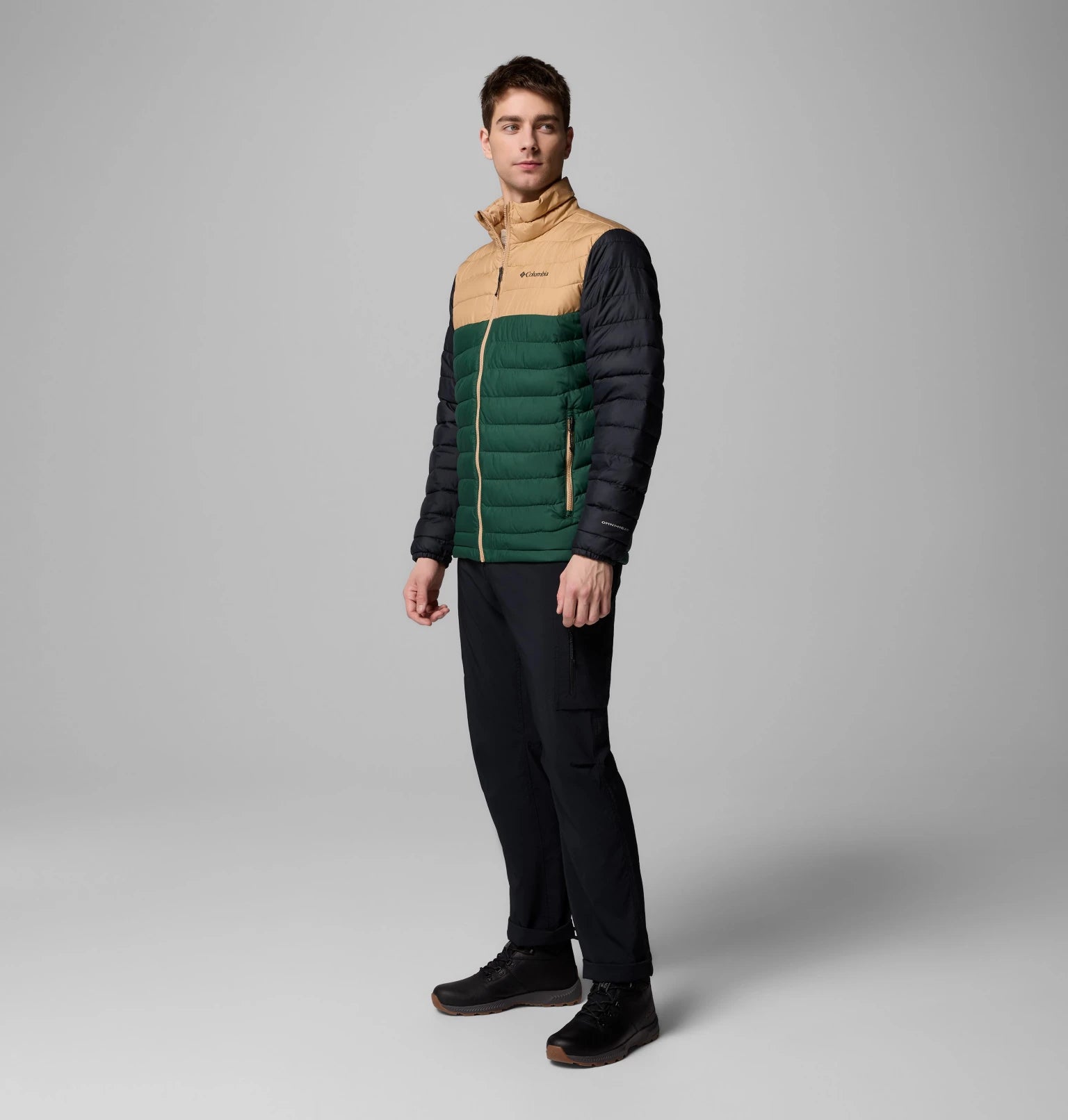 Columbia Men's Powder Lite™ II Jacket - Rain Forest, Canoe, Black