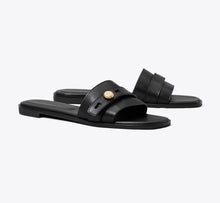 TORY BURCH ROMY SLIDE  - perfect black