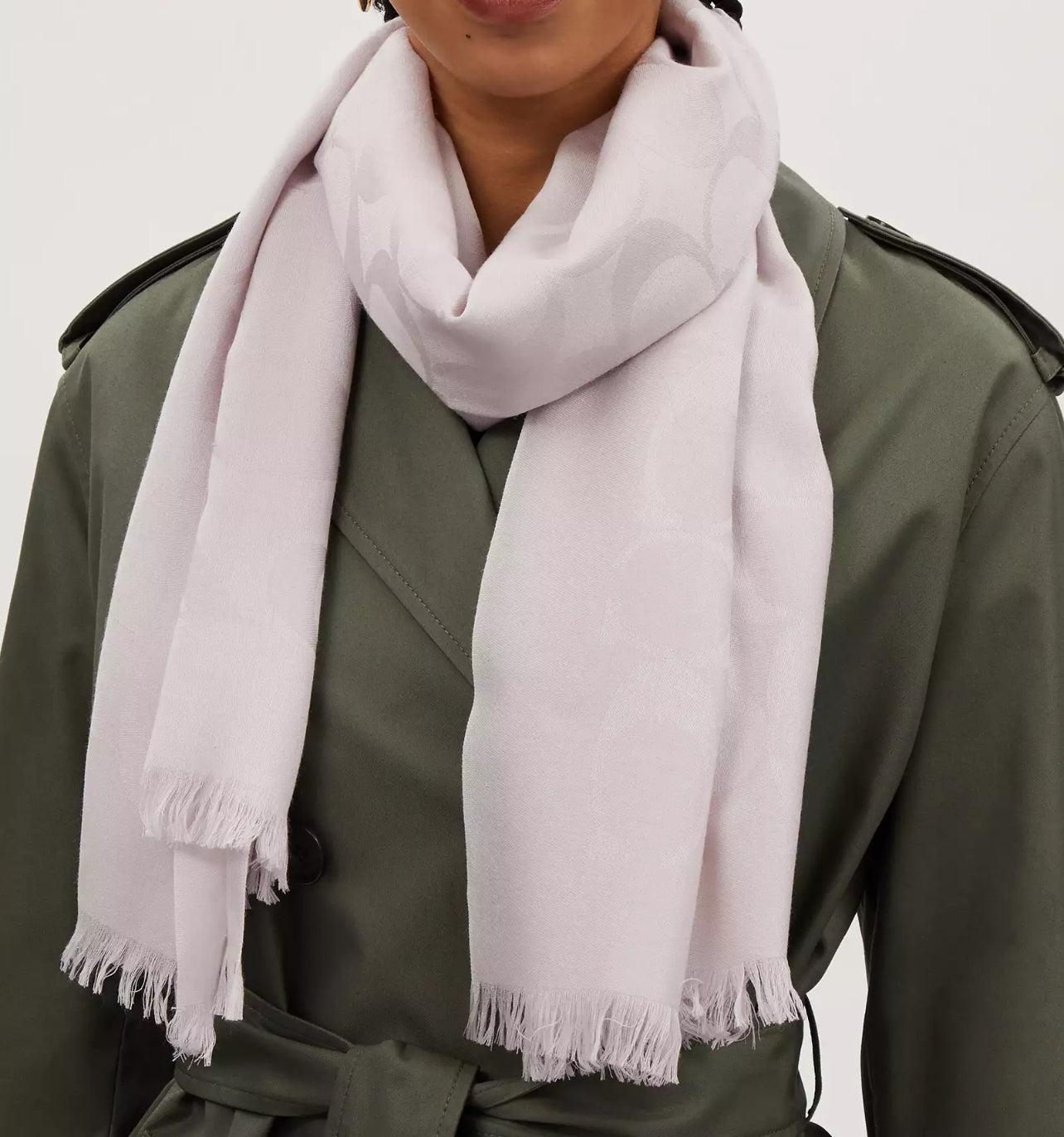 Coach Signature Wrap - Grey - HEMEN TESLİMDE