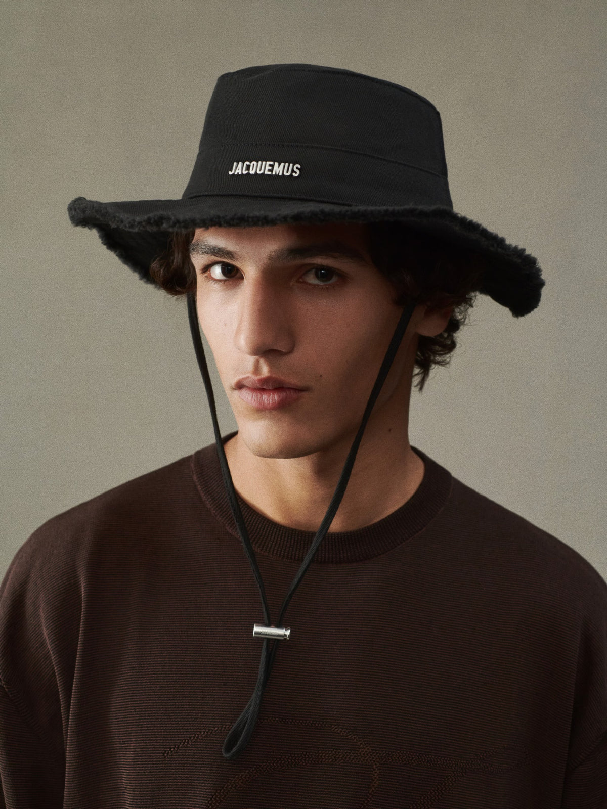 JACQUEMUS  Classiques 'The Artichaut' Bucket Hat  -  Black