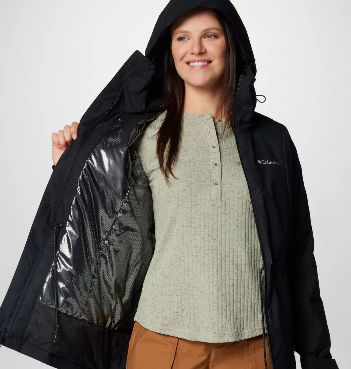 Columbia Women's Hikebound™ II Long Insulated Jacket- Black