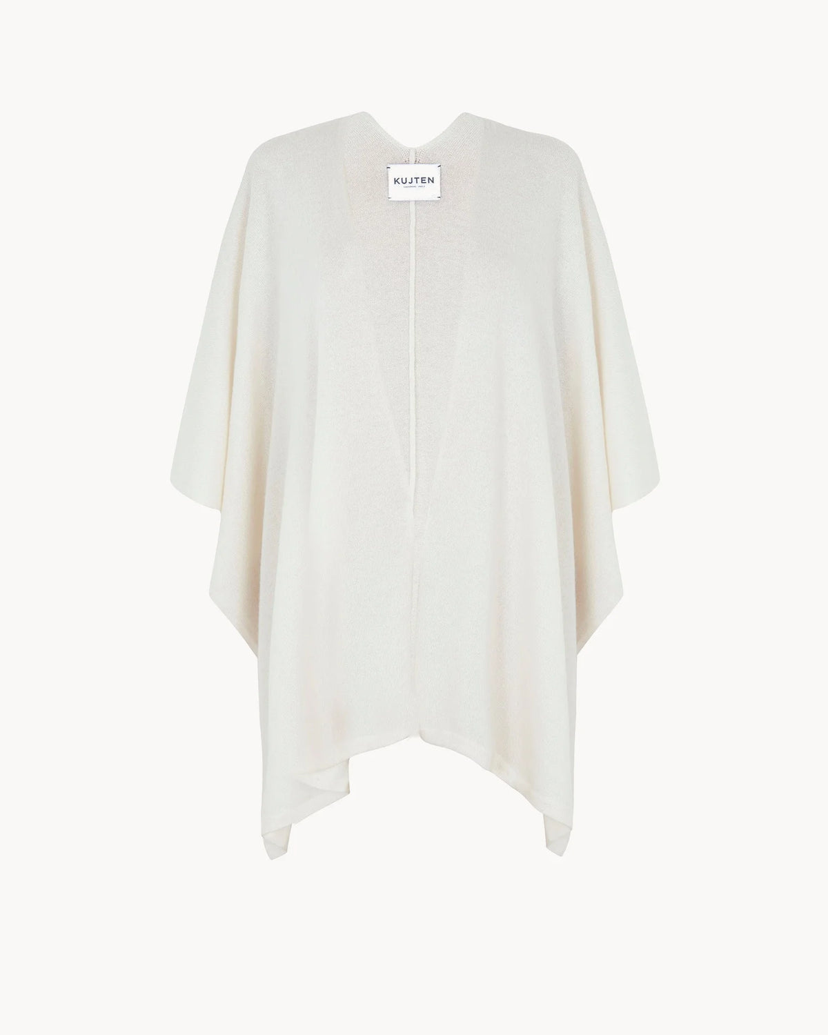 Kujten  -  Cape Aviva Women Cashmere Cape, 2-threads  -  White