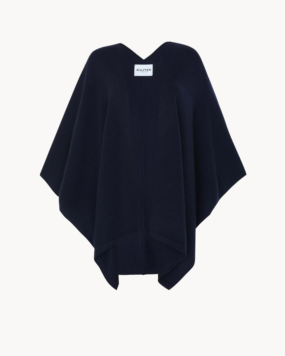 Kujten  -  Cape Aviva Women Cashmere Cape, 2-threads  -  Dark Navy Blue