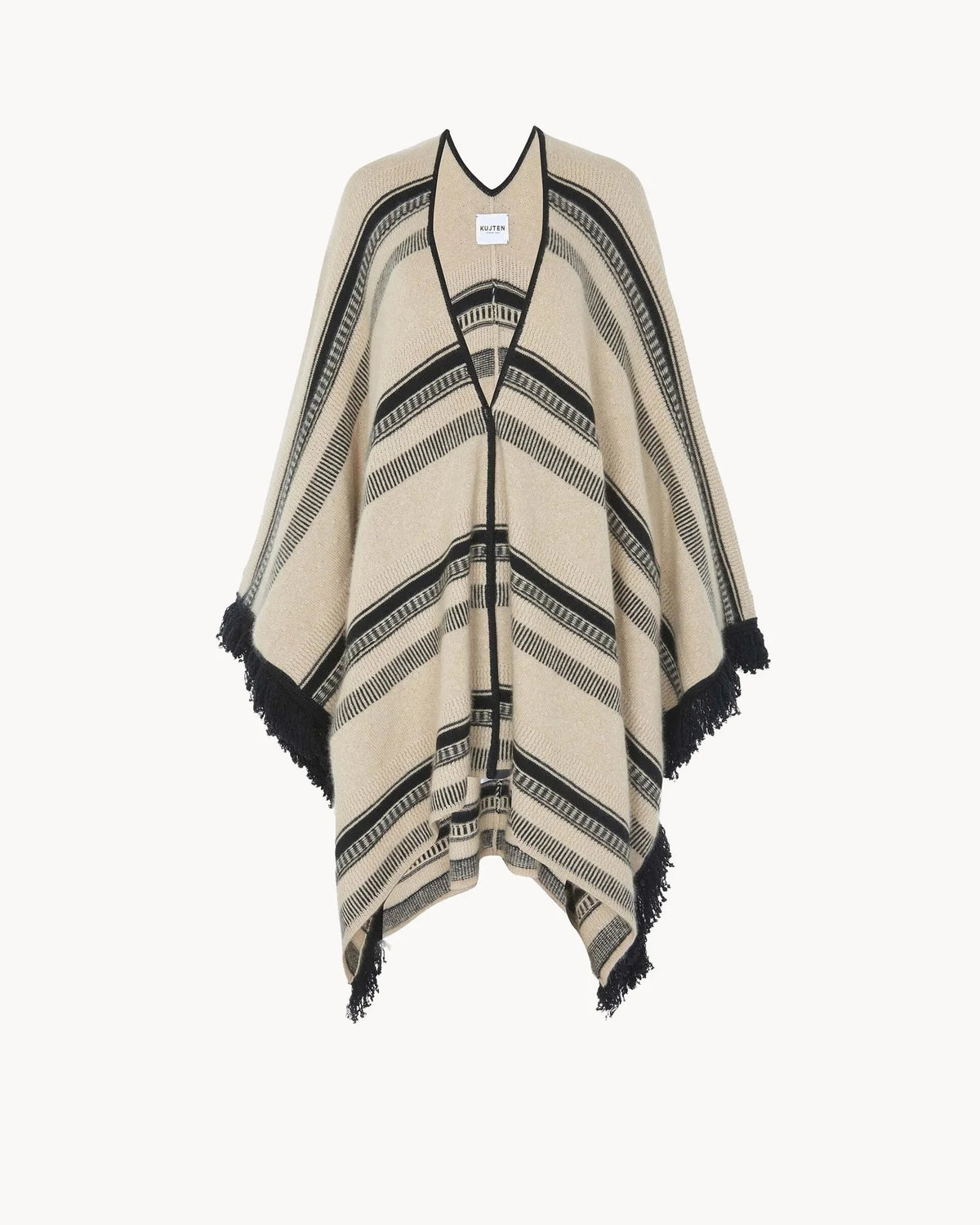 Kujten  -  Cape Avital Cashmere Fringed Cape, 4-threads  -   Organic