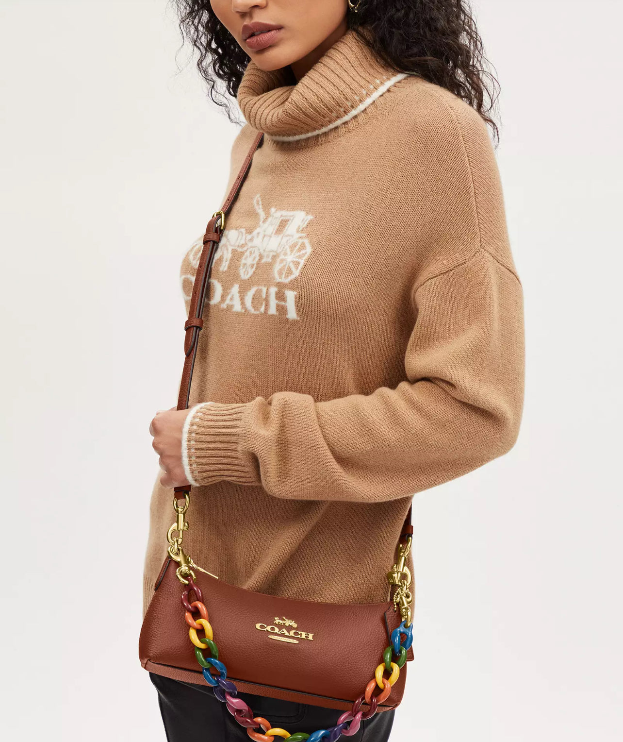 Coach Charlotte Kadın Deri Çanta - HEMEN TESLİMDE