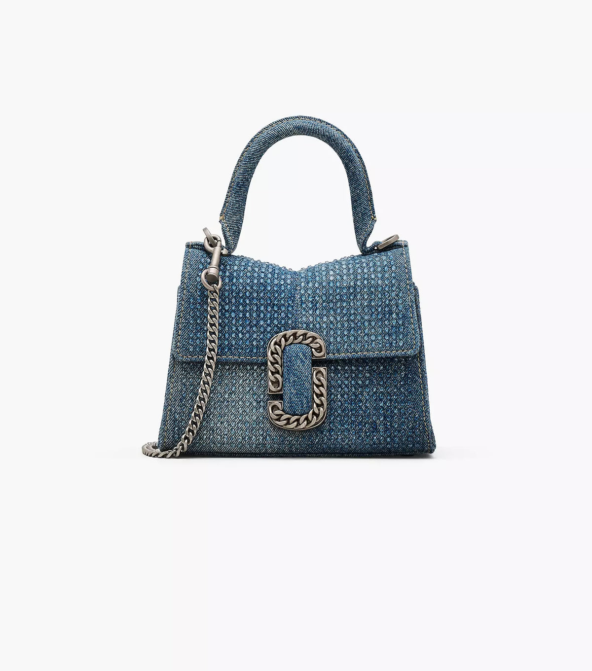 Marc Jacobs The Crystal Denim St. Marc Mini Top Handle  Kadın Çanta